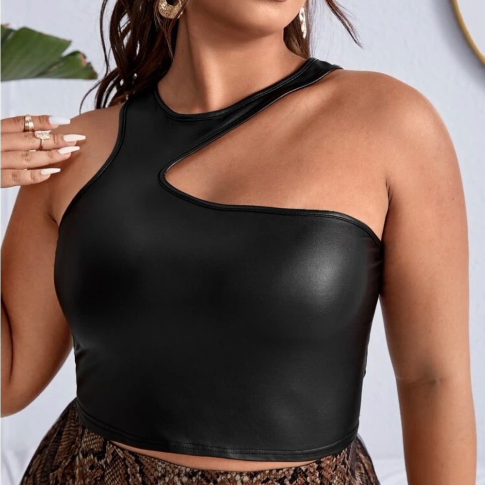 Leather top